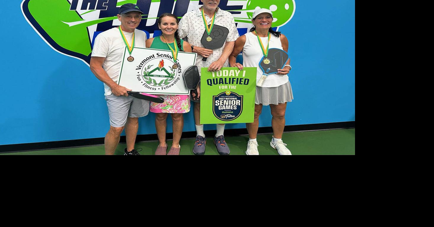 Local Pickleball Players Shine At Vermont Senior Games