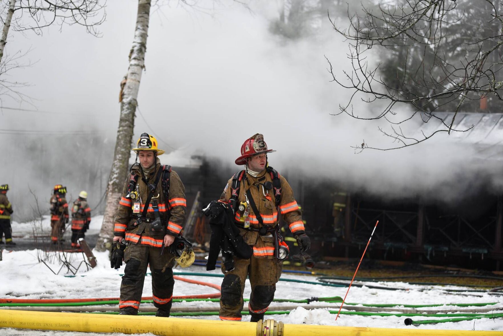Firefighters Battle Elements, Flames In Fire That Destroys Home | Local  News | caledonianrecord.com