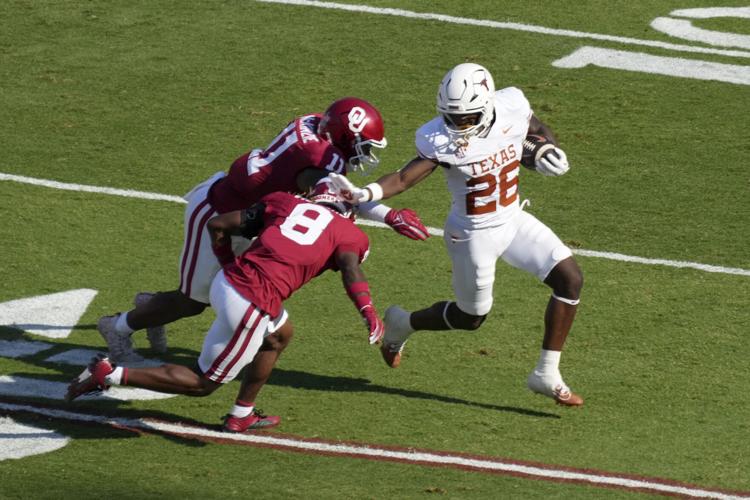 Ewers returns as No. 1 Texas beats No. 18 Oklahoma 343 in 1st Red