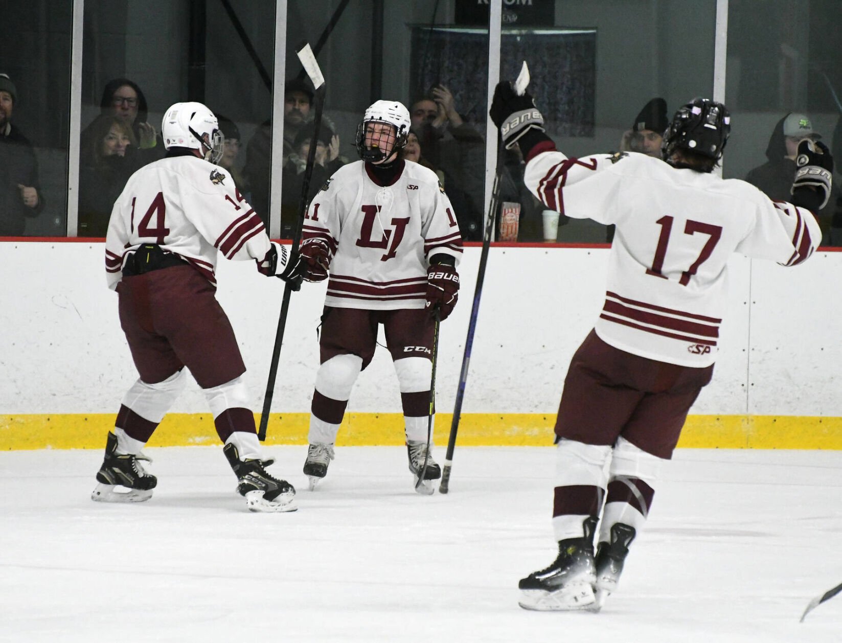 Friday H.S. Hockey Roundup Lyndon Stowe Battle To 3 3 Tie SJA