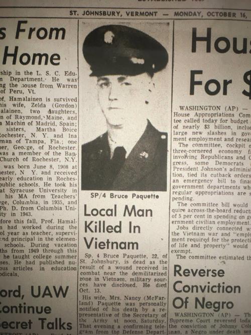 Effort Underway To Recognize St. Johnsbury Men Who Died In War