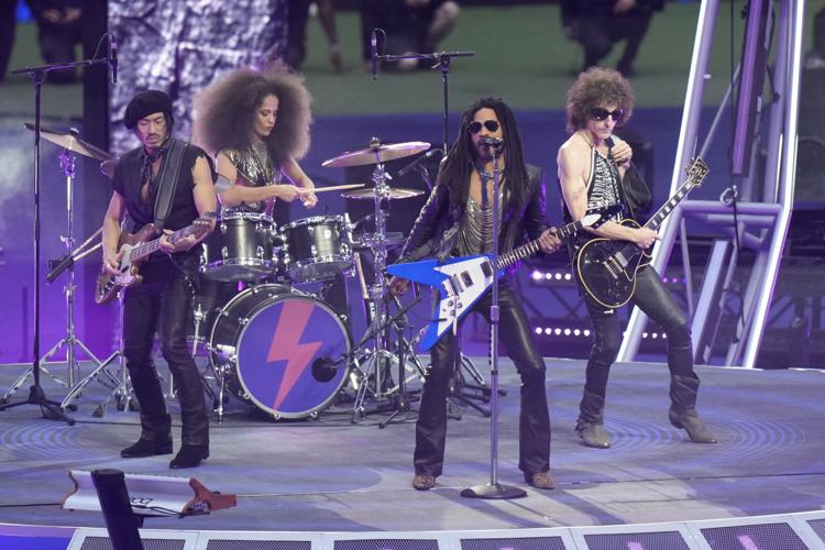 Lenny Kravitz rocks Wembley with pregame show at the Champions League