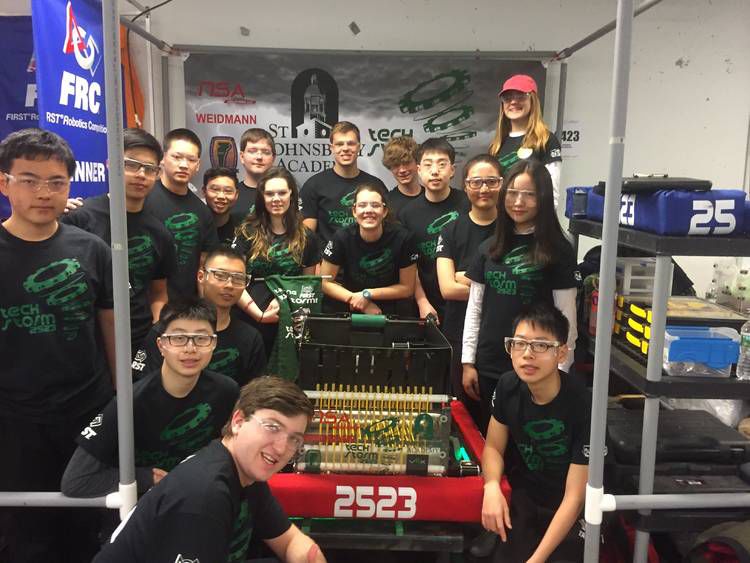 Scoring Machine: SJA Robot Ranked #1 In Offense At Regional