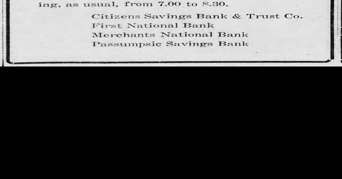 This Week In Local History, Nov. 612 Local News