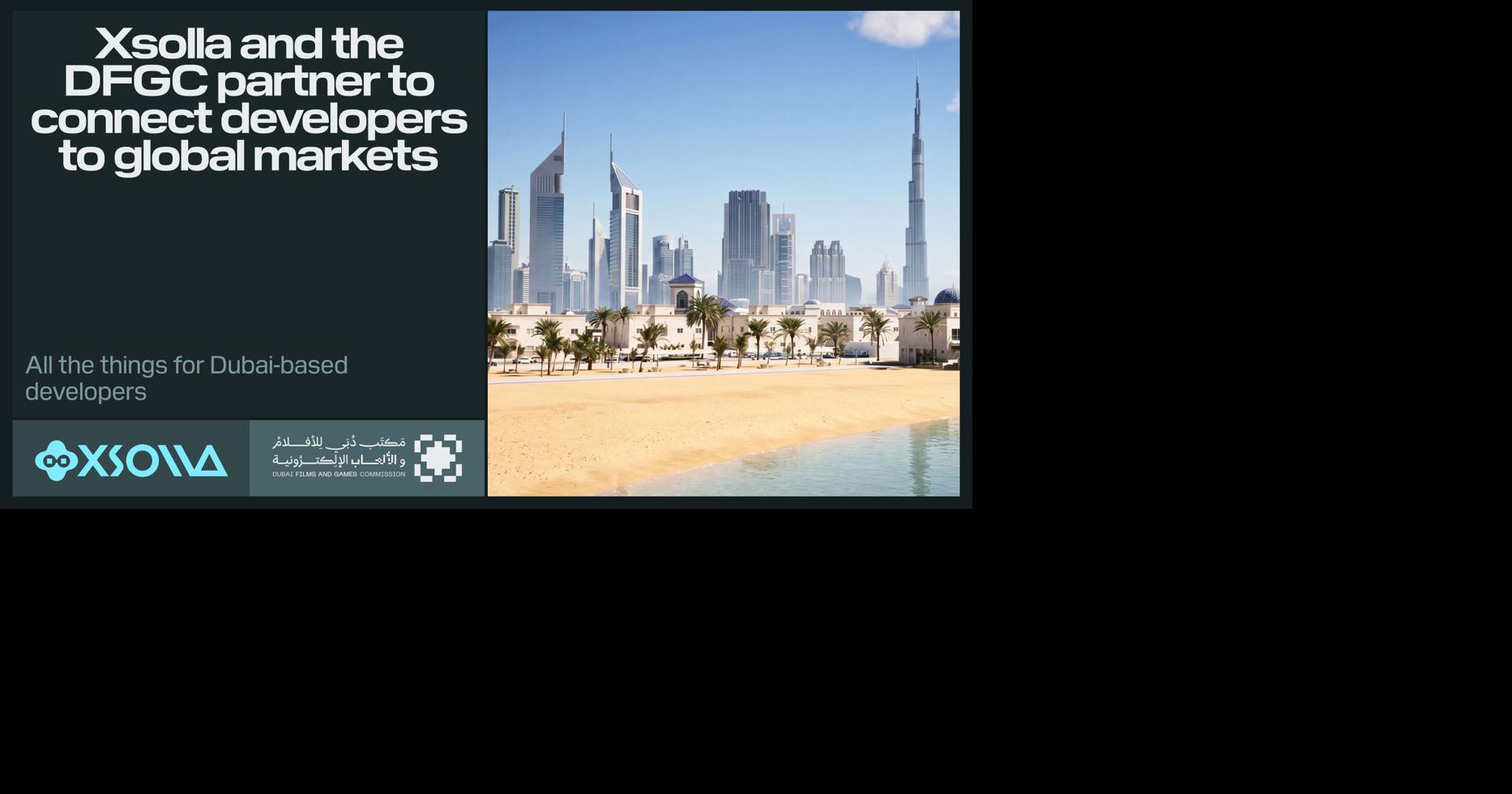 Xsolla and Dubai Commission Form Partnership for Global Developer Access