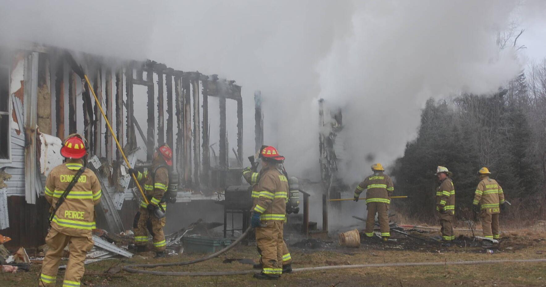 Fire From Unknown Cause Destroys Concord Home - Vimarsana News