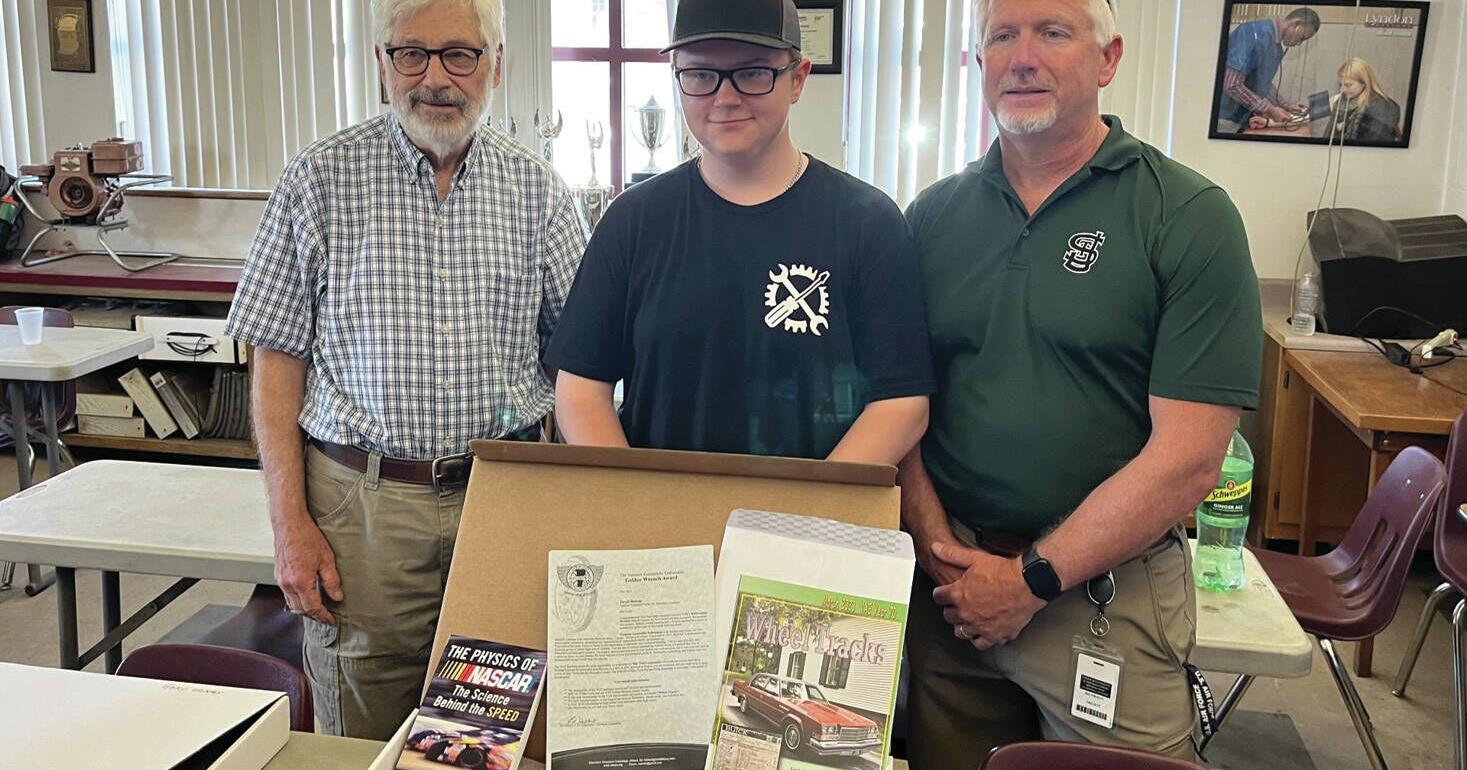 SJA Student Awarded Golden Wrench - Vimarsana News