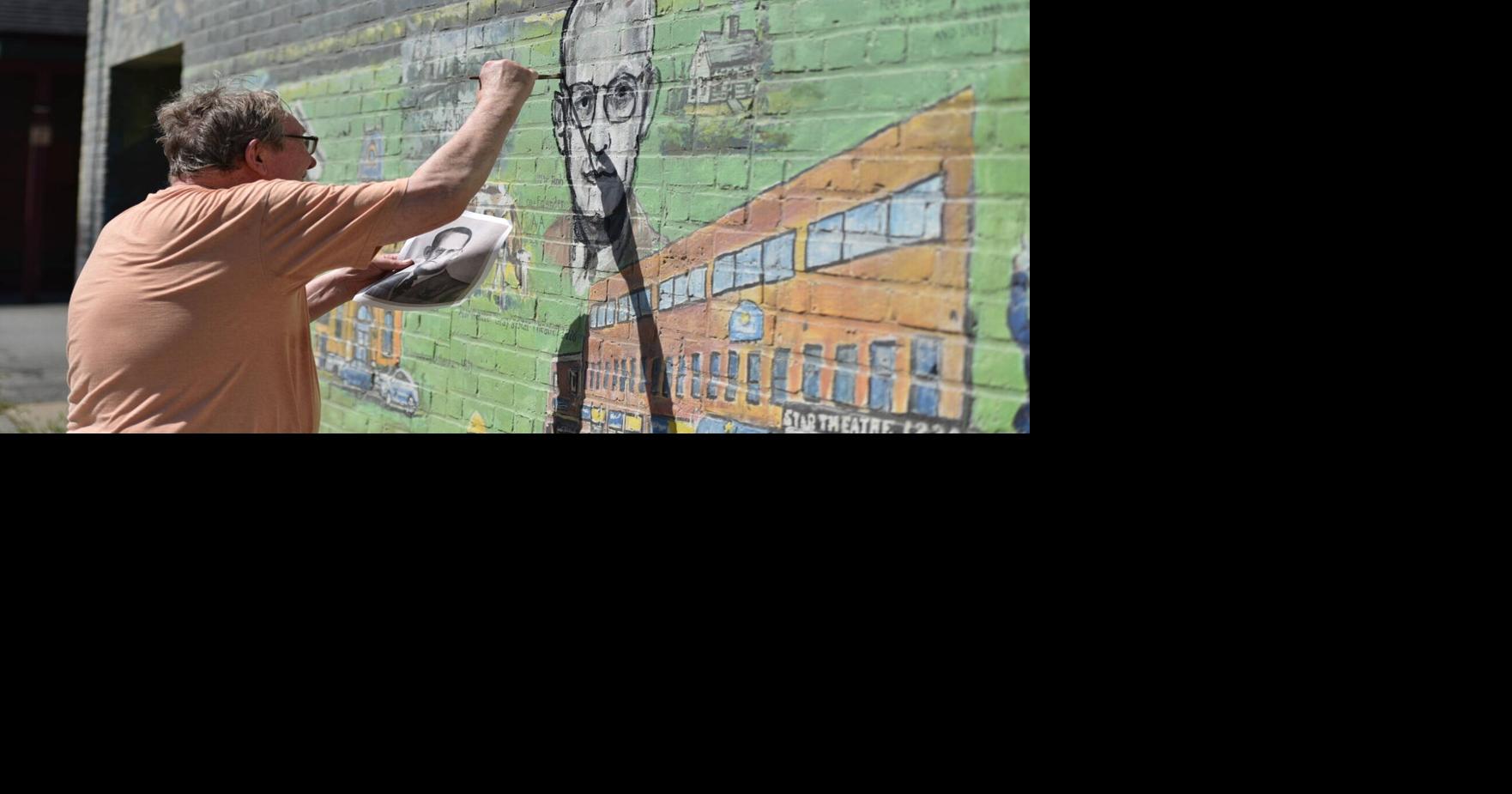 Artist Fixes Case Of Mistaken Identity In Railroad Street Mural