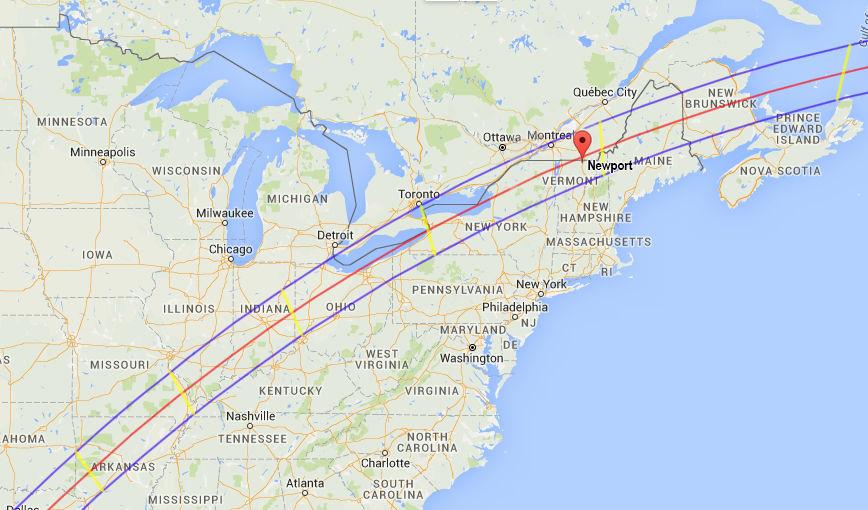 History on the Horizon? Northeast Kingdom Close to Path of Totality of