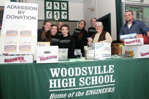 Woodsville Girls Jv Basketball Team Makes Donation To Food Pantry