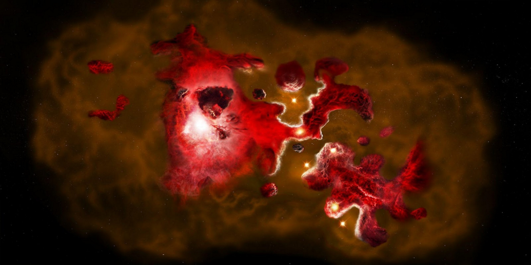 Astronomers reveal how infant galaxies appeared in early universe