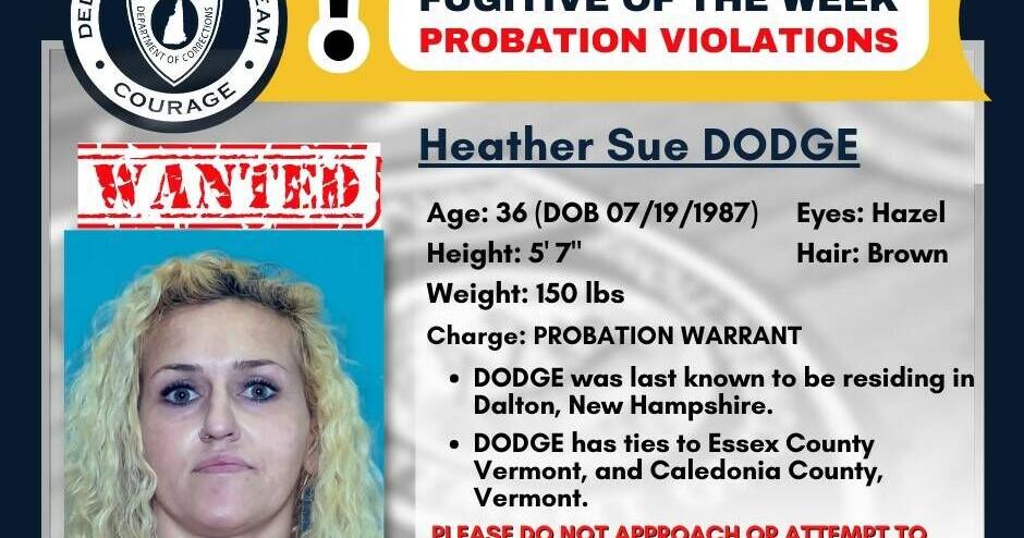 Local Woman Named Fugitive Of The Week - Vimarsana News