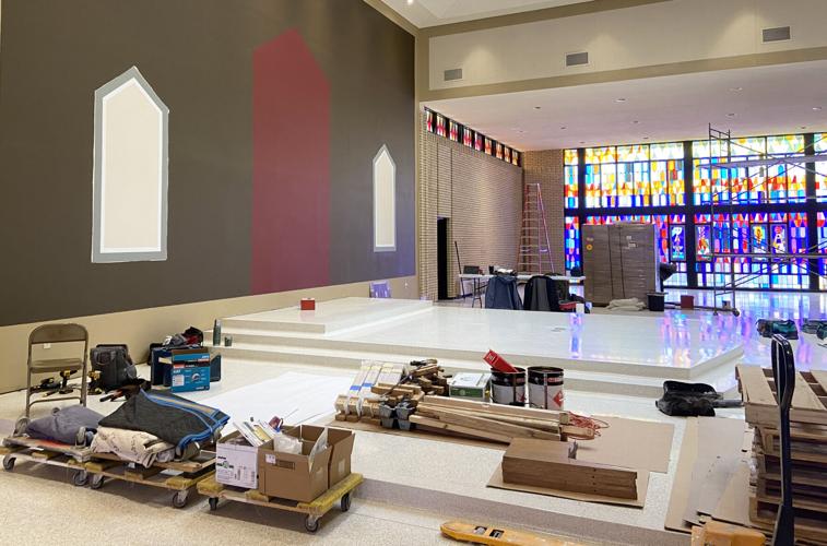 St. Pius renovations near completion; first Mass in new space set for