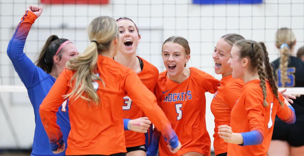 Randolph volleyball survives five-set challenge against Hayfield; goes ...