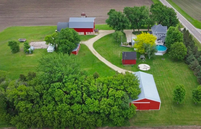 Photos Classic farmhouse on over four acres for sale in Goodhue County