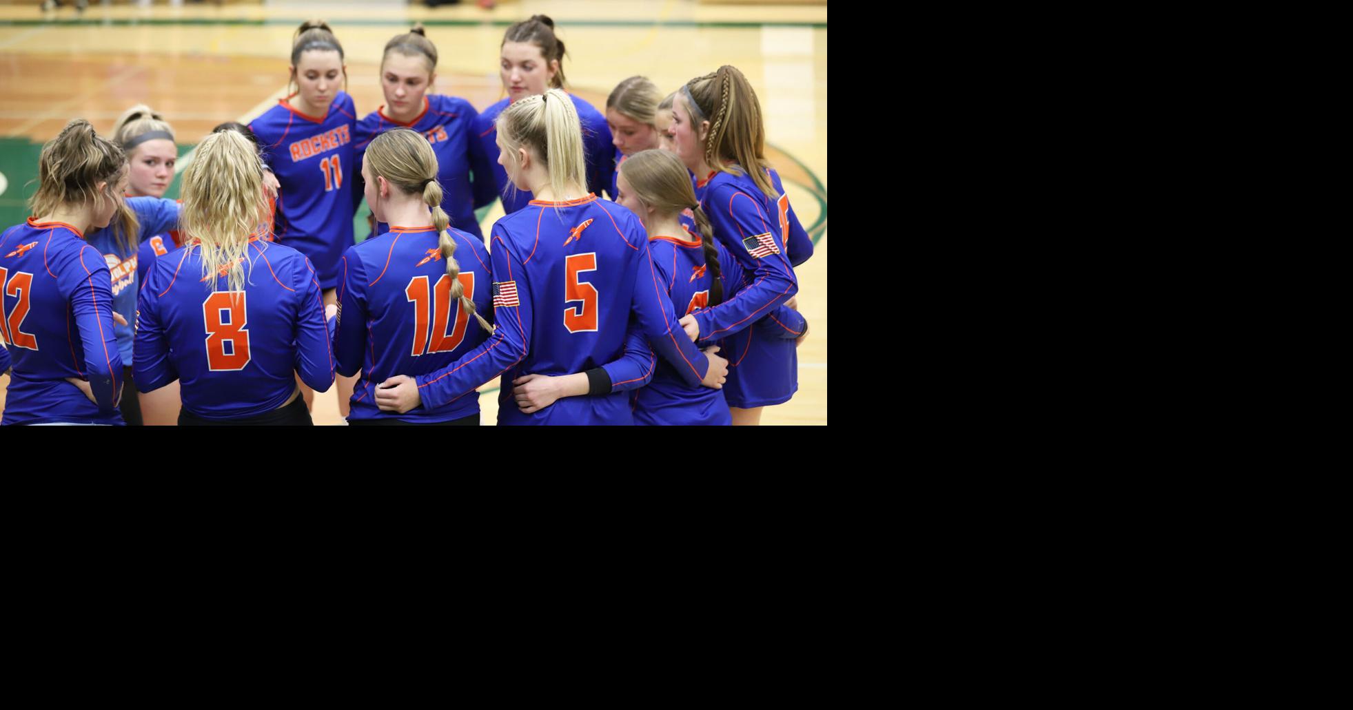 Randolph volleyball's season ends in sweep by RushfordPeterson