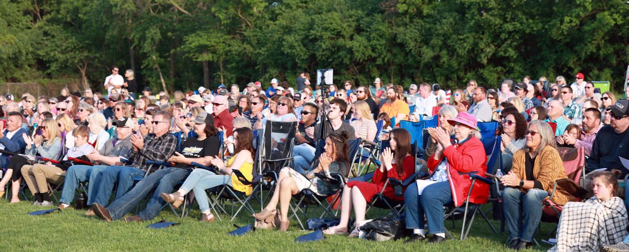 Randolph's class of 2022 graduates on beautiful Saturday evening