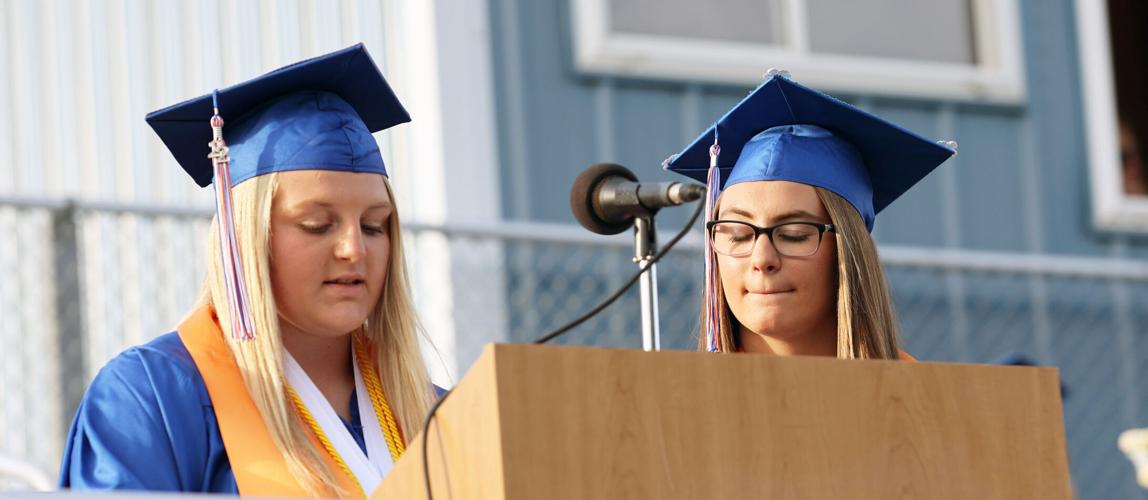 Randolph's class of 2022 graduates on beautiful Saturday evening