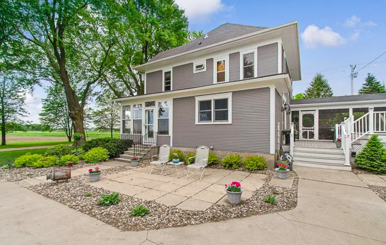 Photos Classic farmhouse on over four acres for sale in Goodhue County