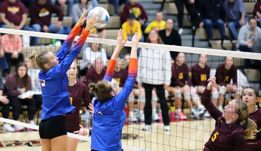 Randolph volleyball swept in first round of the Section 1AA playoffs