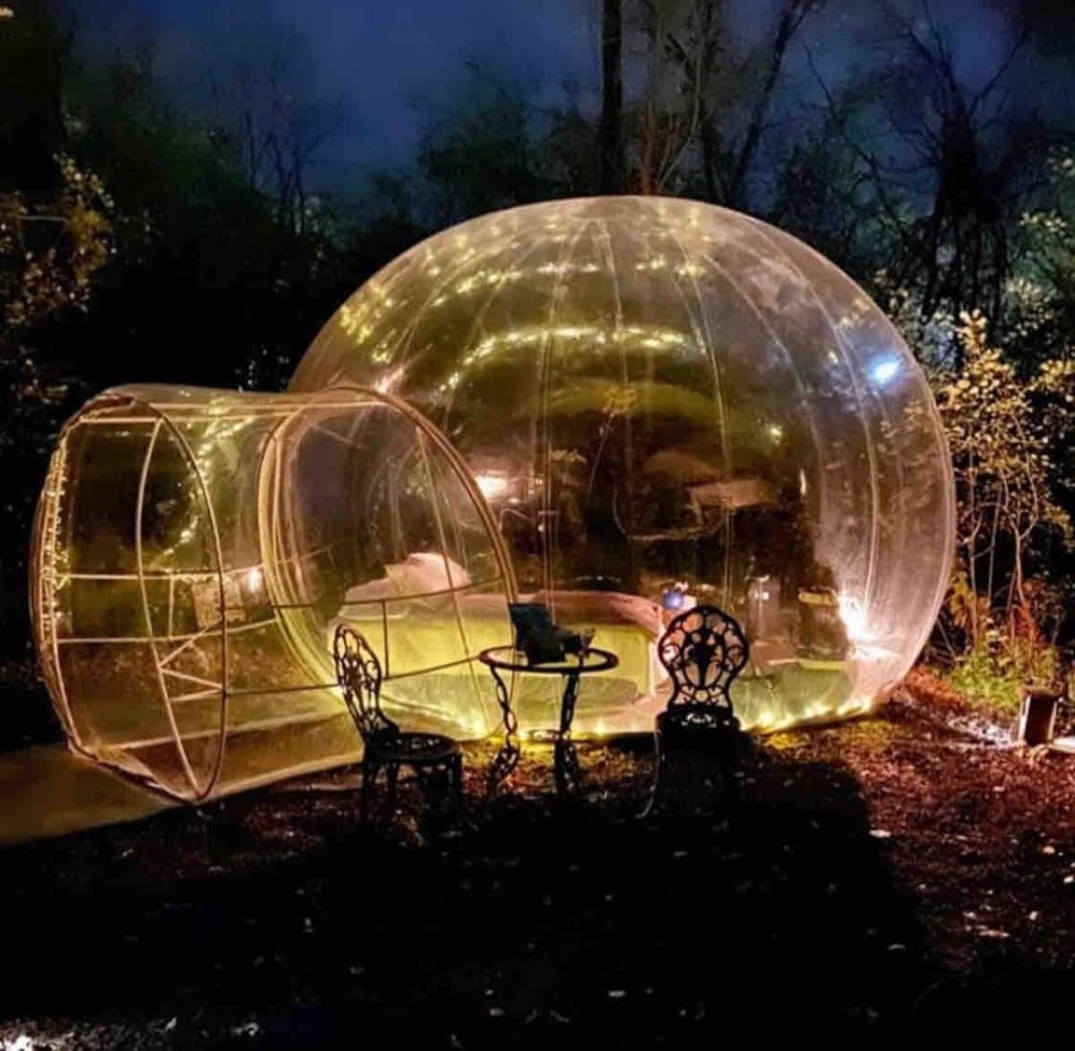 Bubble hotsell tent airbnb