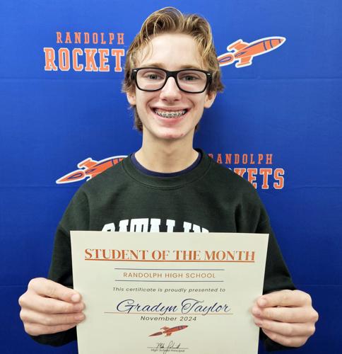 Taylor, Lindahl are Randolph Students of the Month | Schools ...