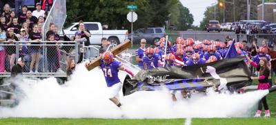 Randolph football beats Cleveland 21-6 at home on Tackle Cancer Night ...