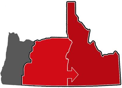 Greater Idaho map
