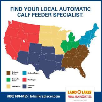 Land O Lakes Animal Milk Products Certifies Automatic Calf Feeder