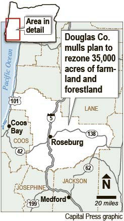 Oregon S Douglas County Considers 35 000 Acres For Rural Housing