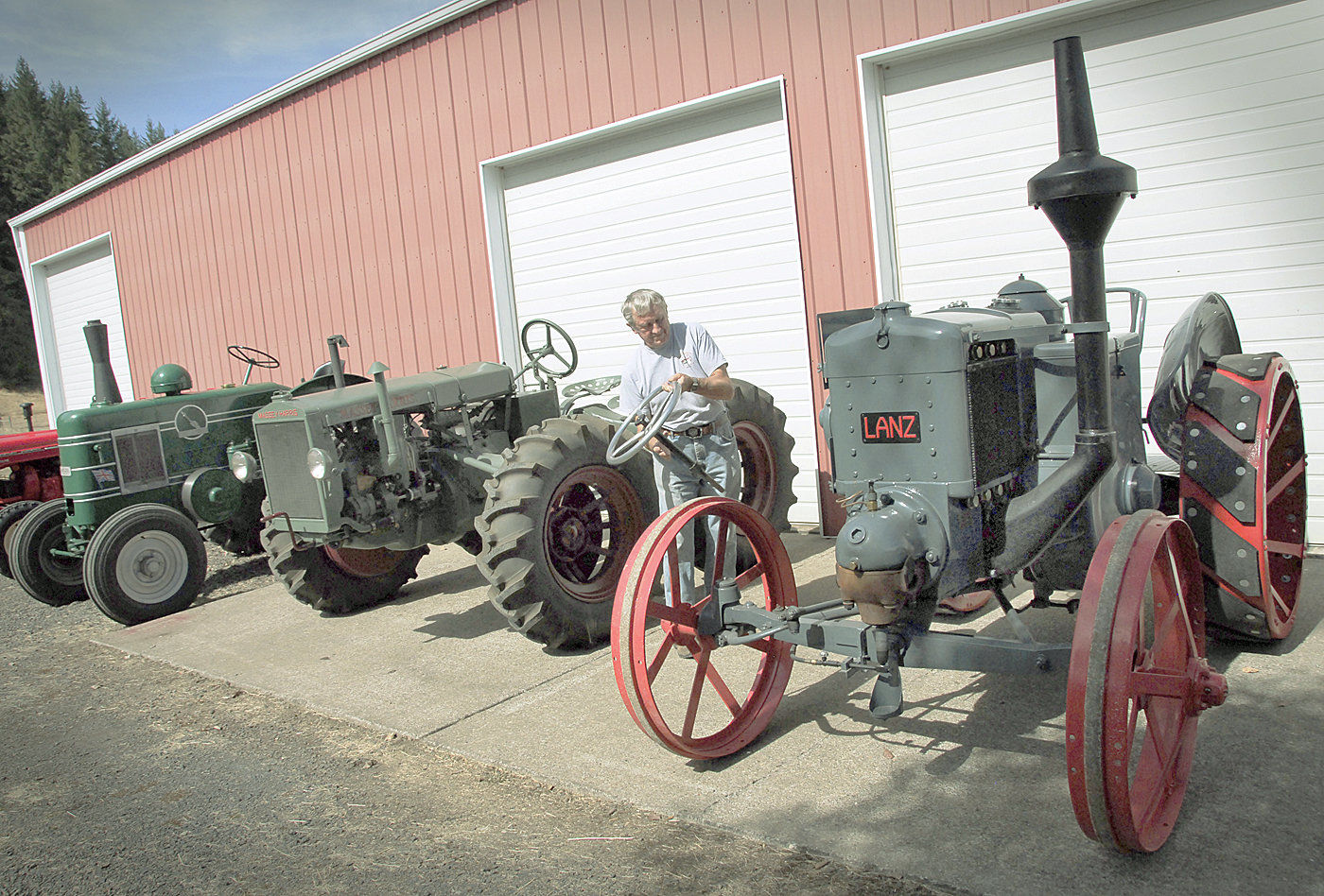 tractor started with shotgun shell