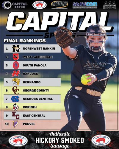Final High School Softball Rankings | Capital Sports | capitalsportsms.com