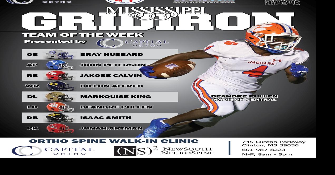 Mississippi Gridiron Team of the Week for week 13 presented by Capital  Ortho, MSGRIDIRON