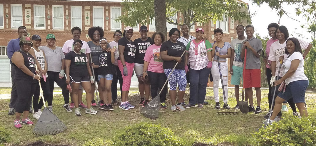 Alpha Kappa Alpha Sorority s Gamma Nu Omega Chapter refurbishes