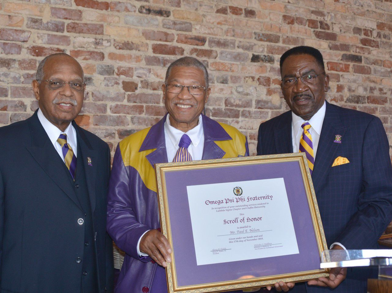 Paul Nelson Presentation from Lambda Sigma Chapter of Omega Psi