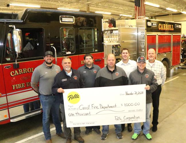 Pella Corp. donates to Carroll Police, Fire Departments News