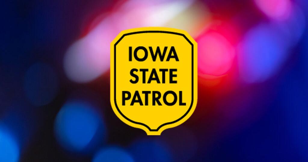 Overturned and damaged white truck in a ditch after a crash.