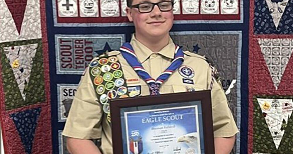 Vollstedt’s dedication pays off with Eagle Scout achievement