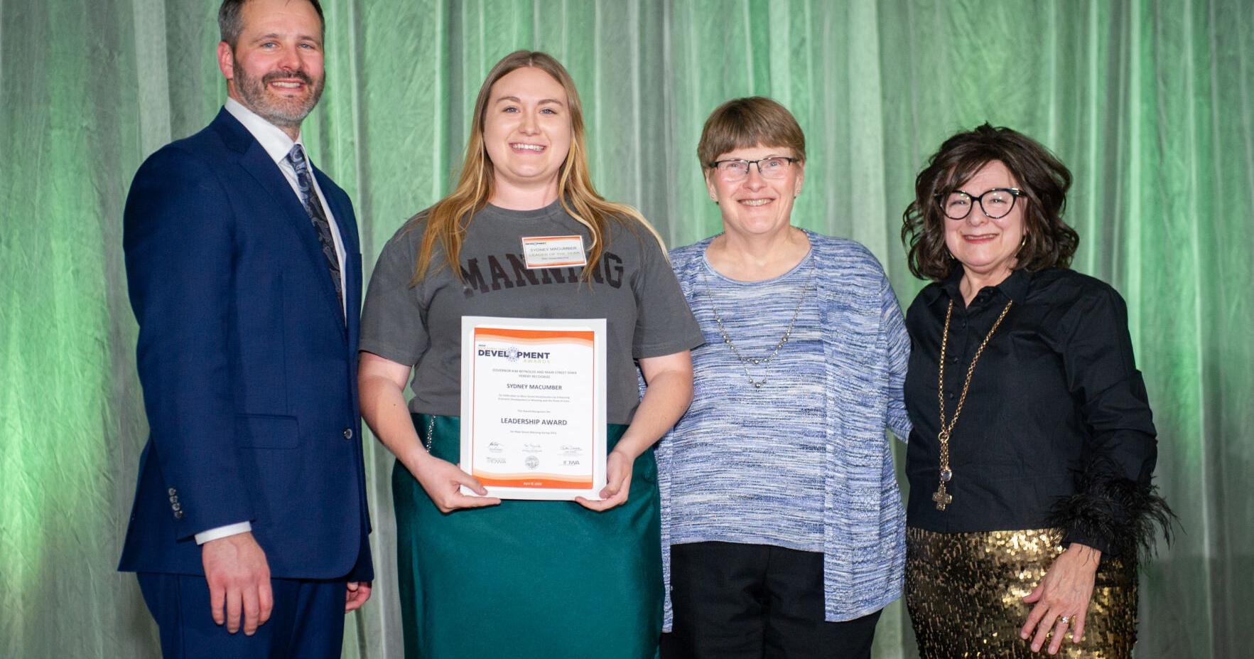 Manning represented at Main Street Iowa Development Awards - Vimarsana News