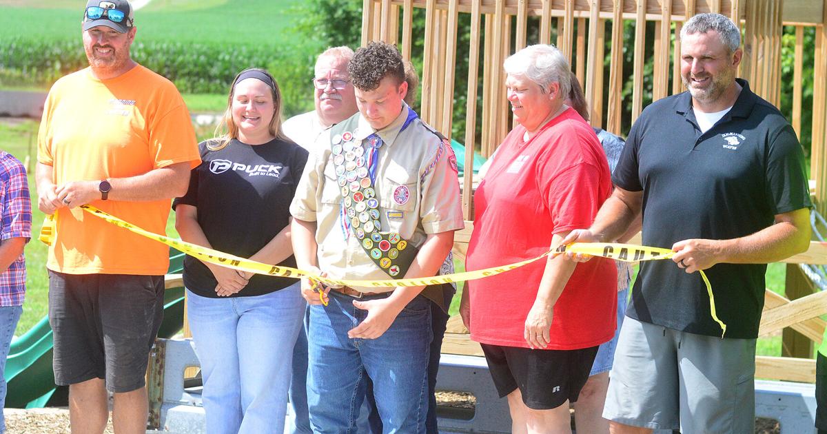 Eagle Scout project brings new playground to Trestle Park