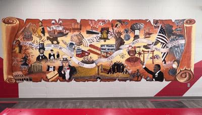 High School mural brings history to life through student collaboration ...