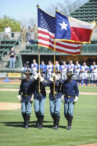 Baseball Teams Honor the Military