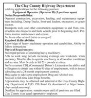 Clay County Highway Department