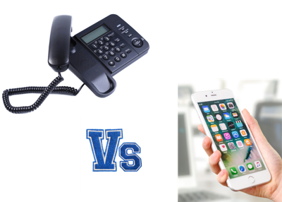 cell phone vs landline