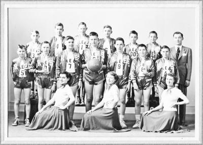 Green Junior High 1950-51 basketball team