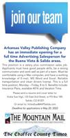 Arkansas Valley Publishing is Hiring for an Advertising Sales postition!