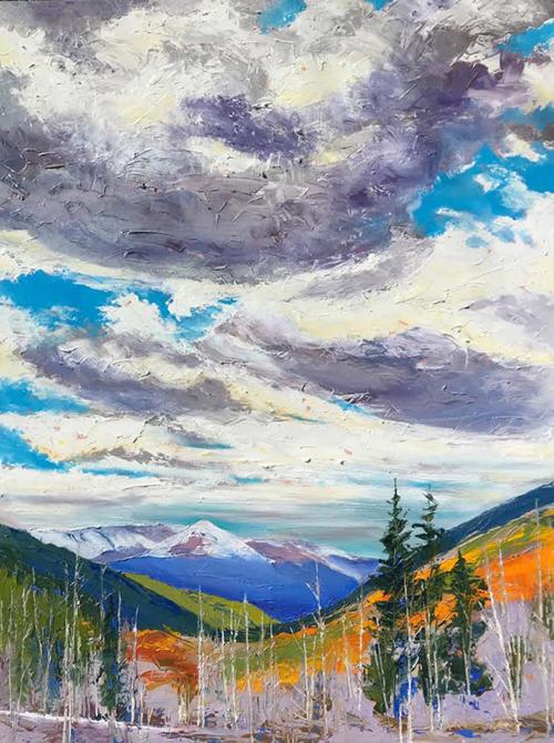 "Cloudy Day, Mt. Elbert" by Nora Larimer