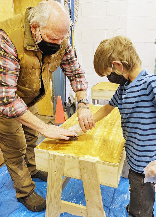 Eberle gives gift of desk building to B&GC kids - Vimarsana News
