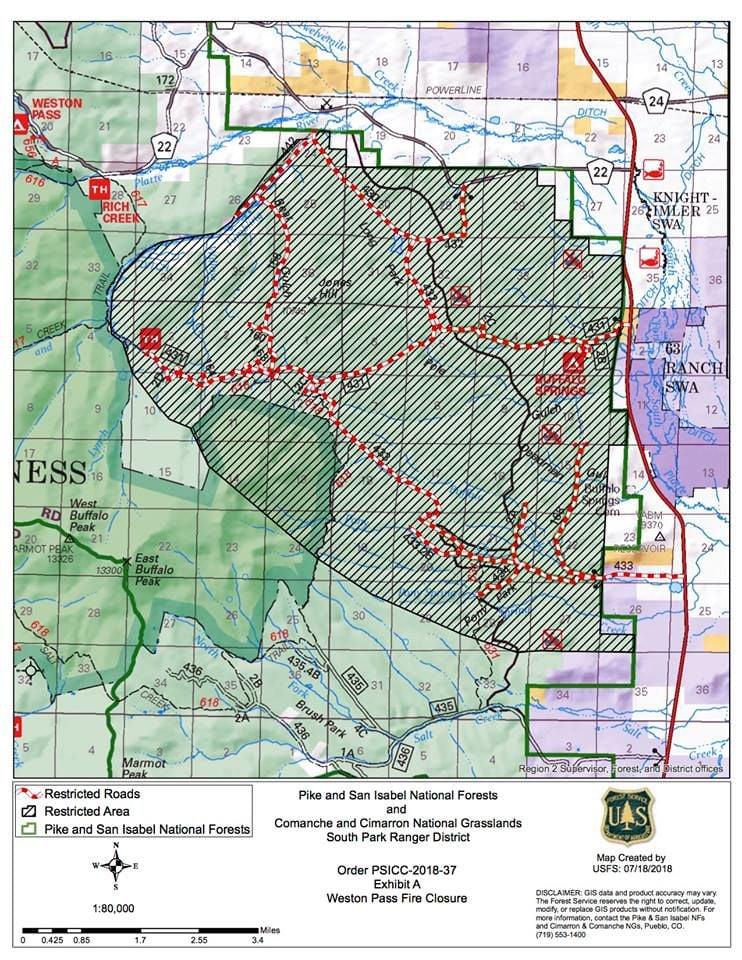 San Isabel National Forest Map - Maping Resources