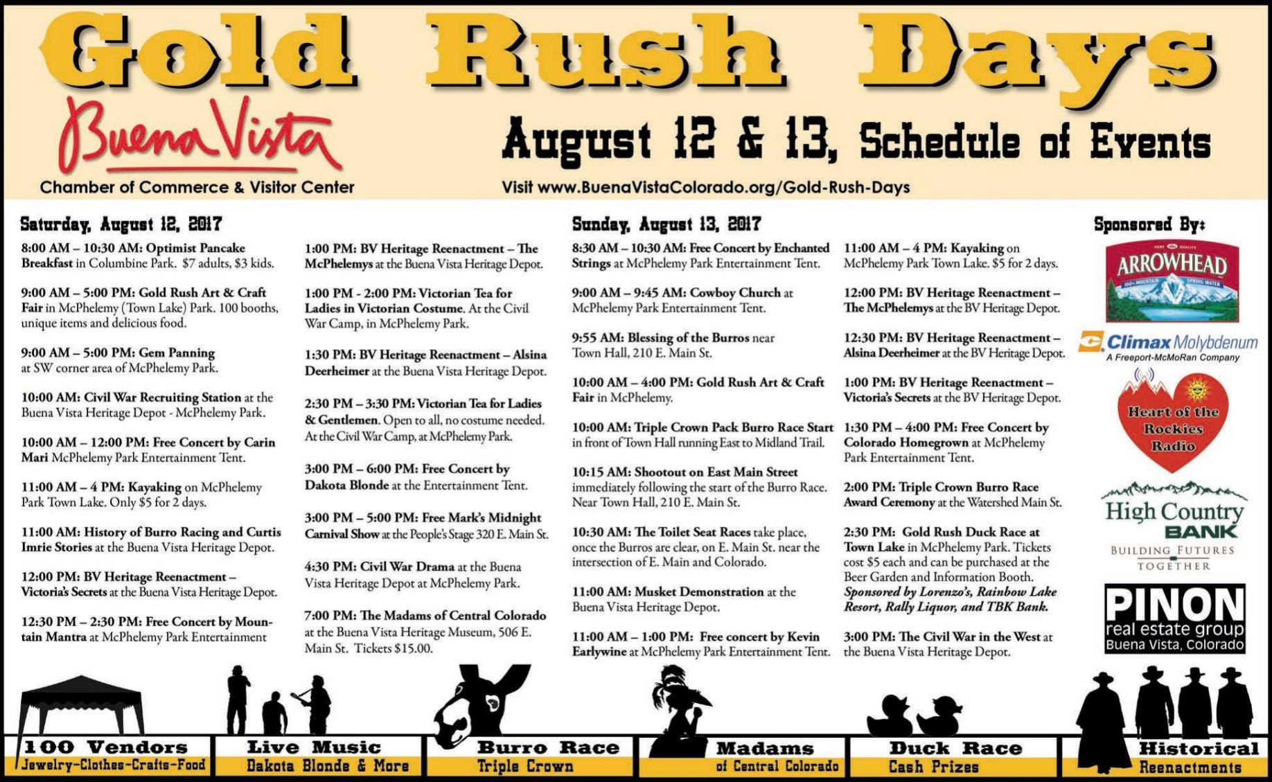 gold rush series schedule